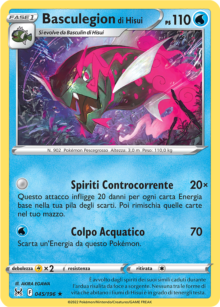 Basculegion di Hisui (Reverse Holo)