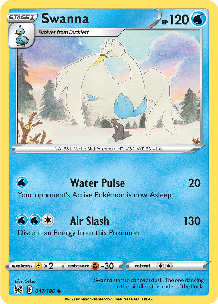 Swanna (Reverse Holo)