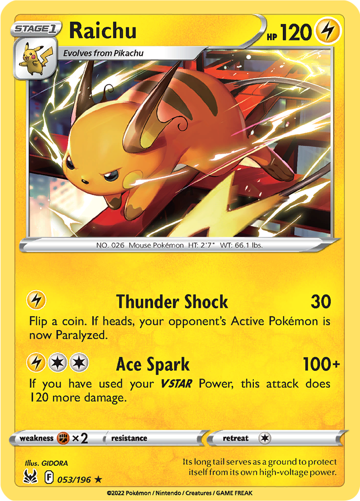 Raichu (Reverse Holo)