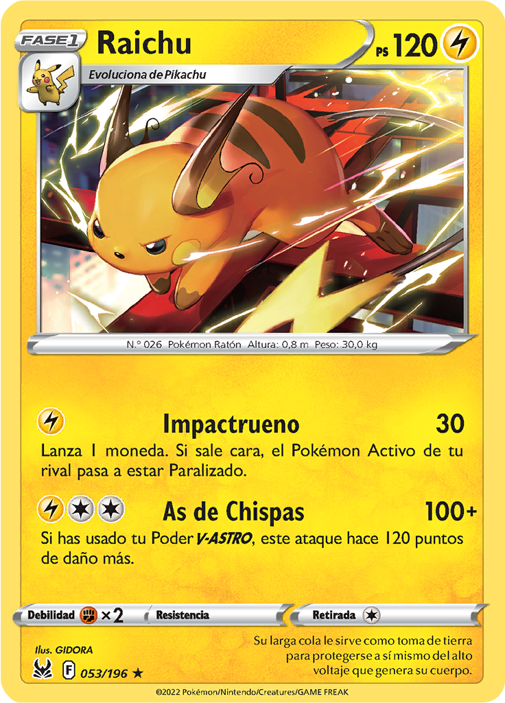 Raichu (Reverse Holo)