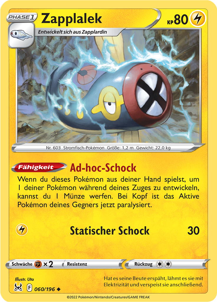 Zapplalek (Reverse Holo)