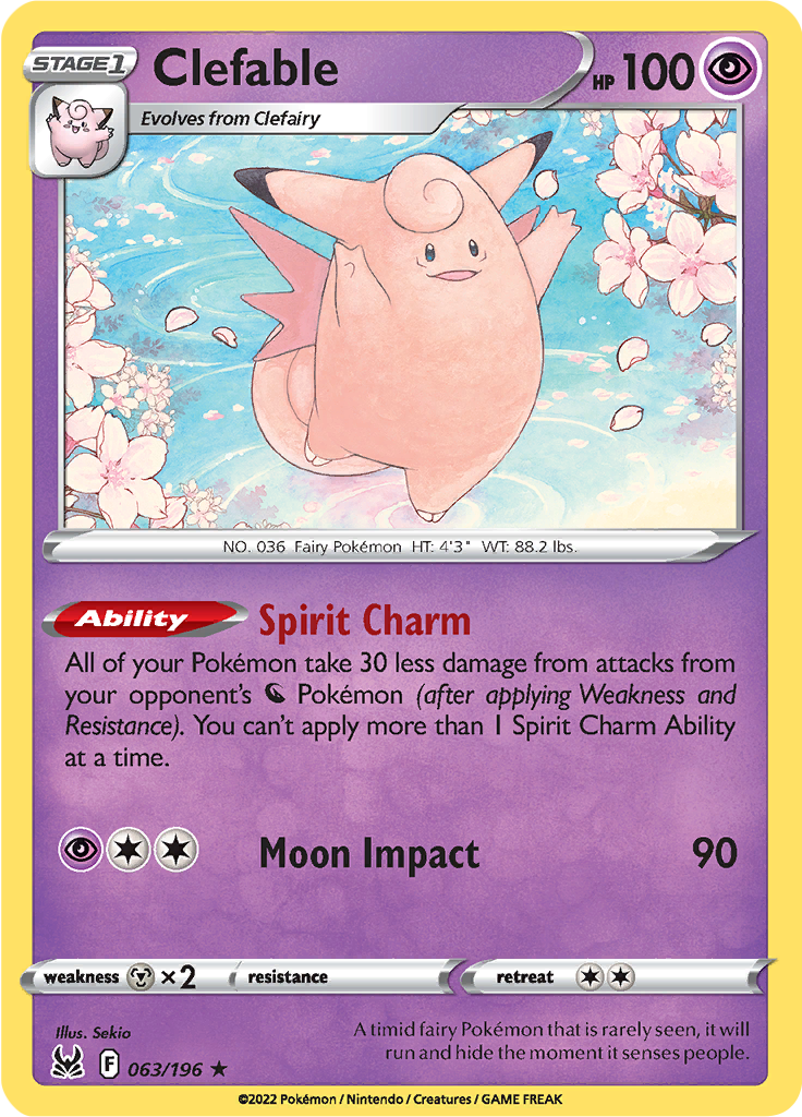 Clefable (Reverse Holo)