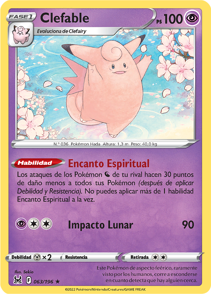 Clefable (Reverse Holo)
