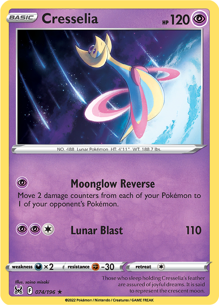 Cresselia (Reverse Holo)