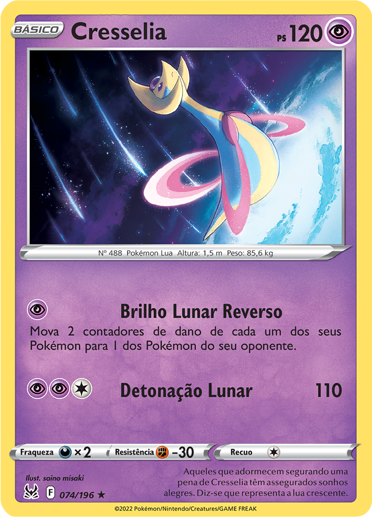 Cresselia (Reverse Holo)