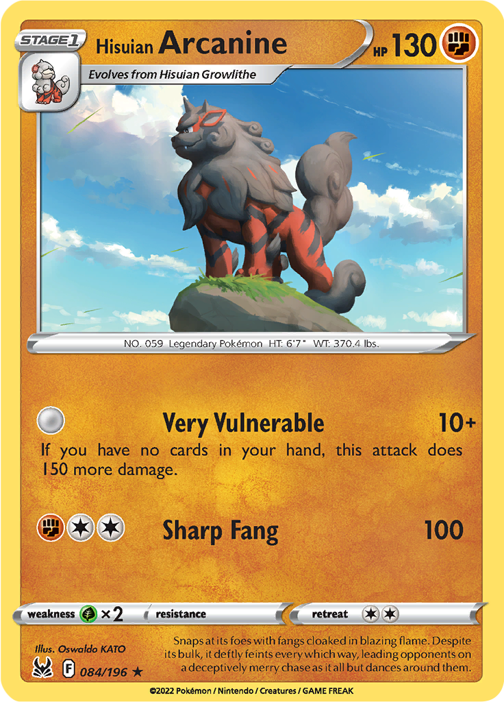 Hisuian Arcanine (Reverse Holo)