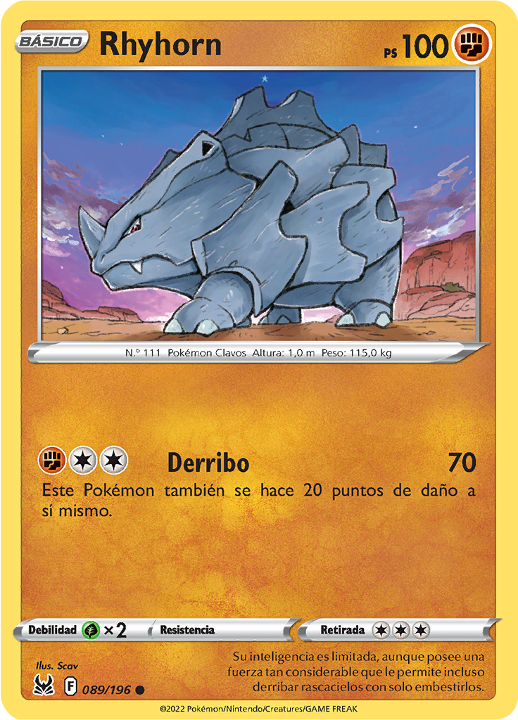 Rhyhorn (Reverse Holo)
