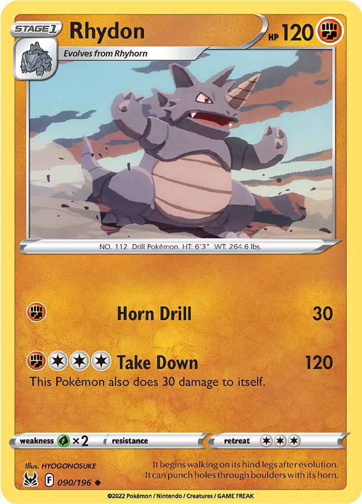 Rhydon (Reverse Holo)