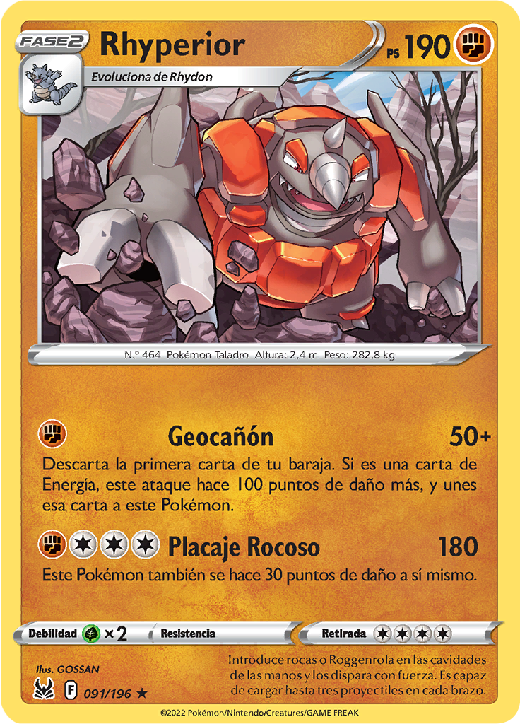 Rhyperior (Reverse Holo)