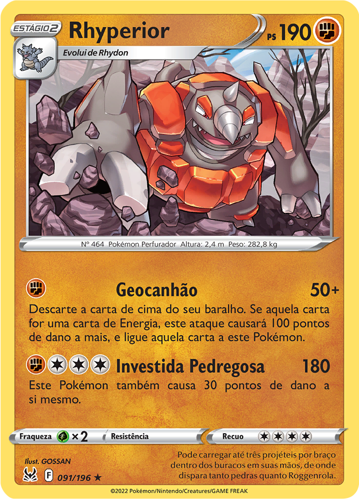 Rhyperior (Reverse Holo)