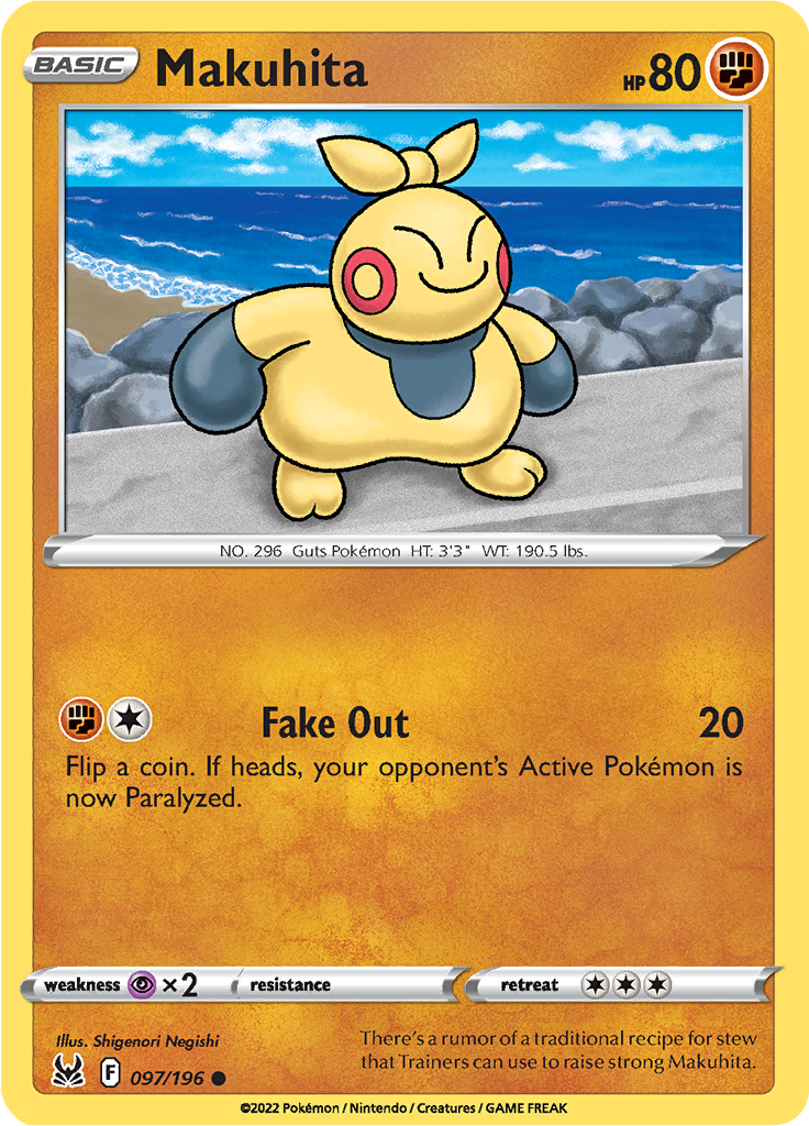 Makuhita (Reverse Holo)