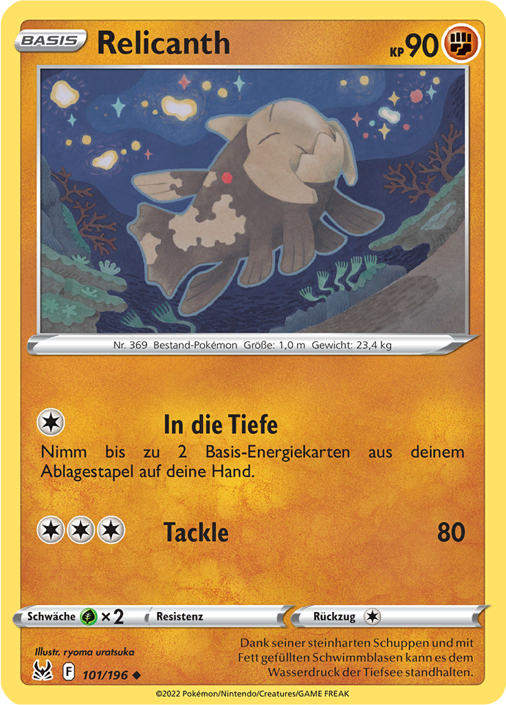 Relicanth (Reverse Holo)