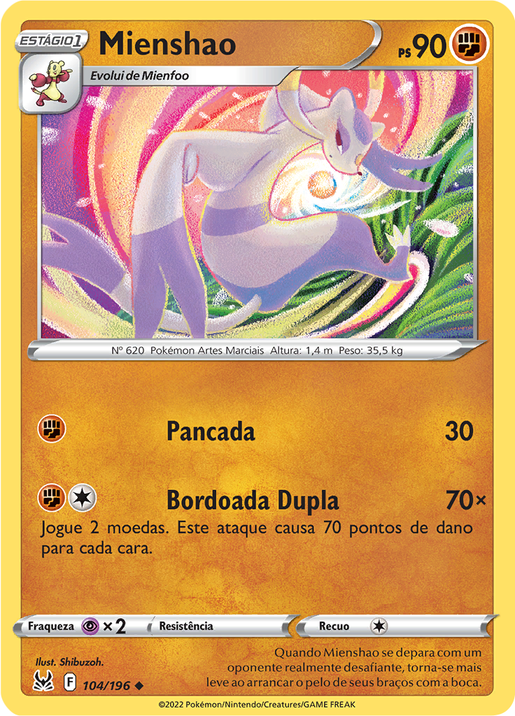 Mienshao (Reverse Holo)