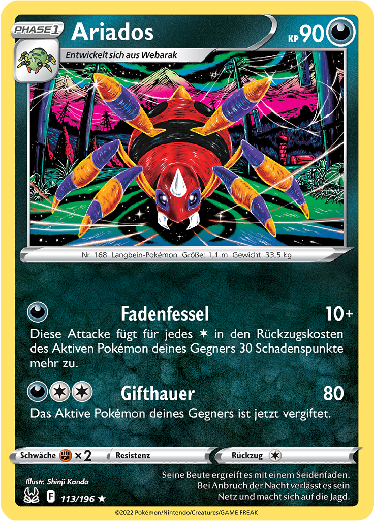 Ariados (Reverse Holo)