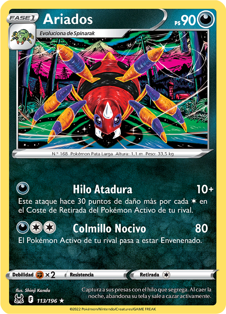 Ariados (Reverse Holo)