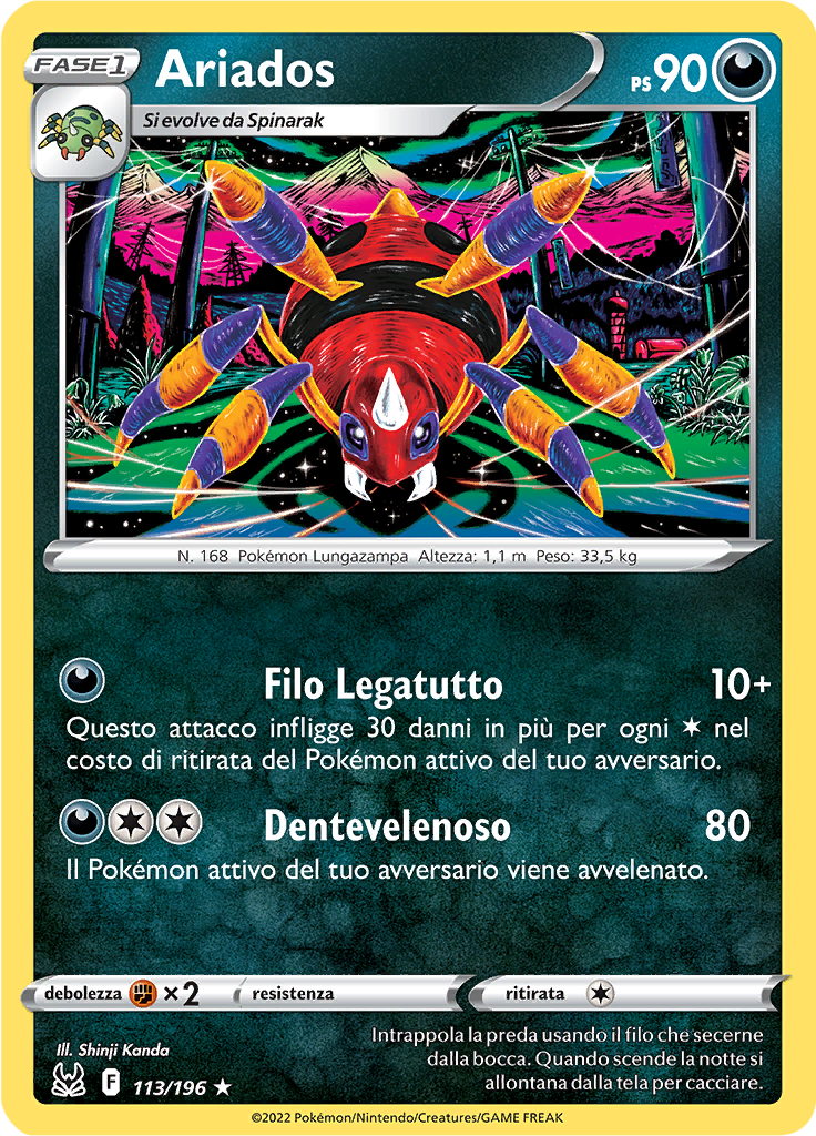 Ariados (Reverse Holo)