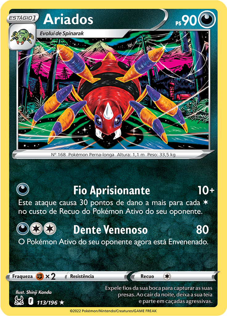 Ariados (Reverse Holo)