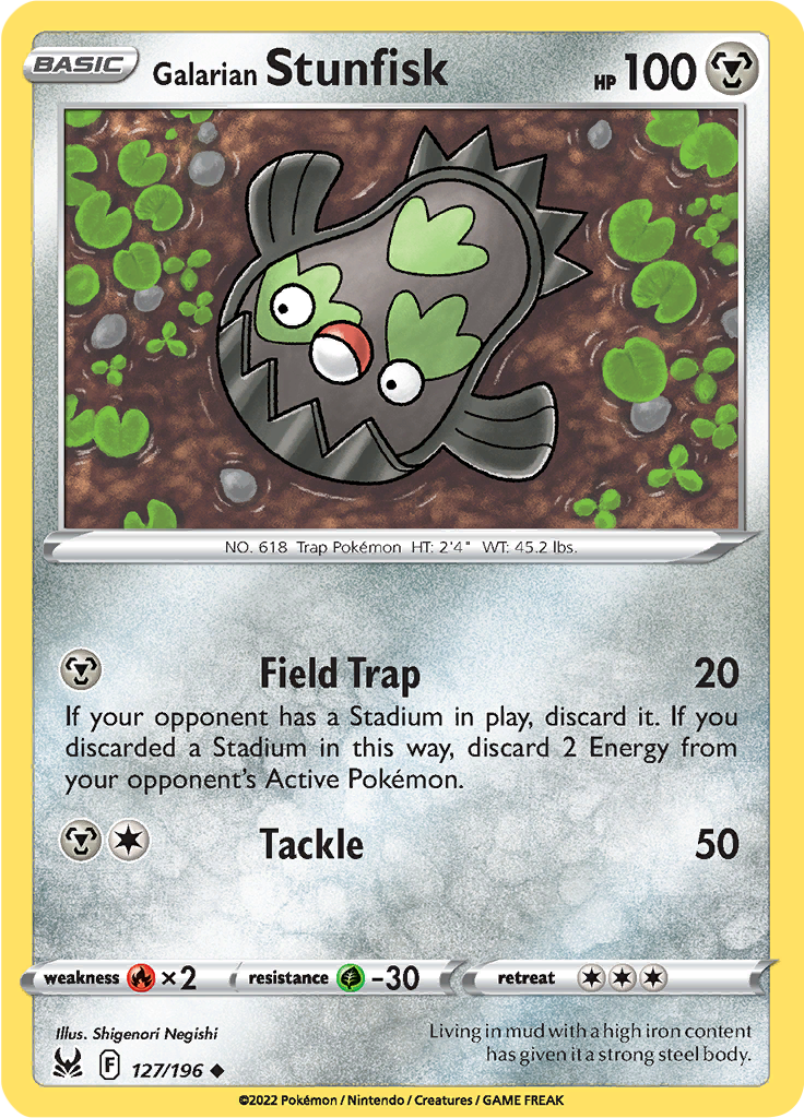 Galarian Stunfisk (Reverse Holo)