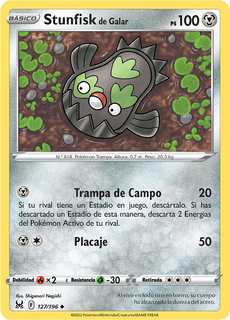 Stunfisk de Galar (Reverse Holo)