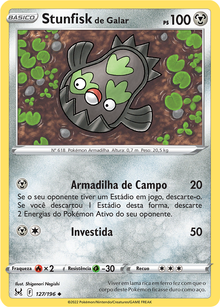 Stunfisk de Galar (Reverse Holo)