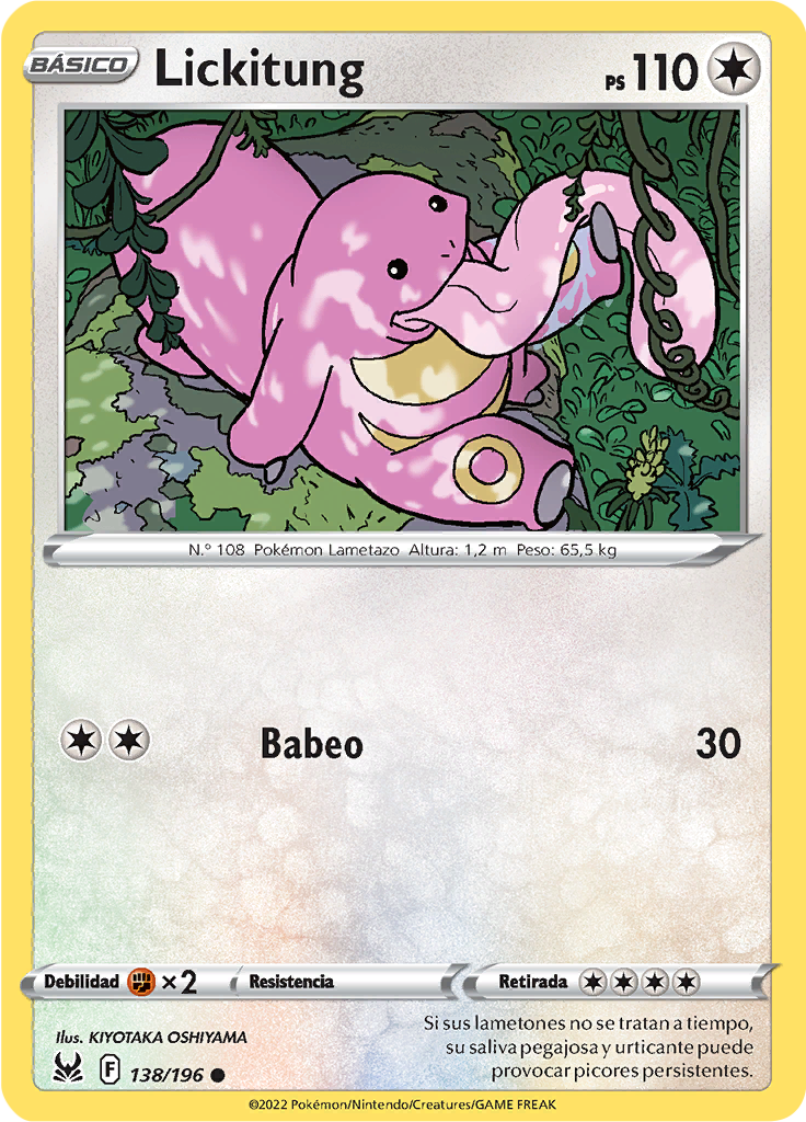 Lickitung (Reverse Holo)