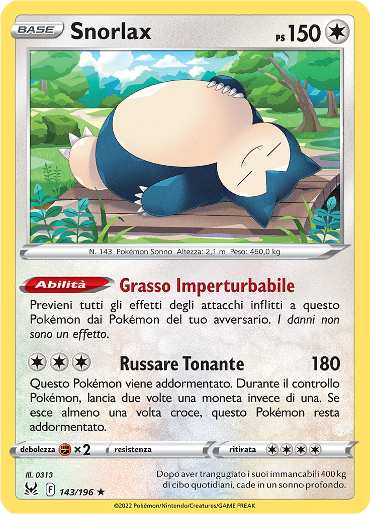 Snorlax (Reverse Holo)