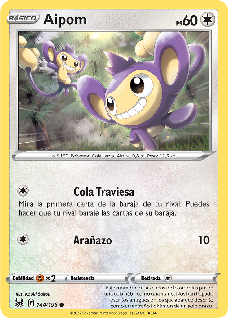 Aipom (Reverse Holo)