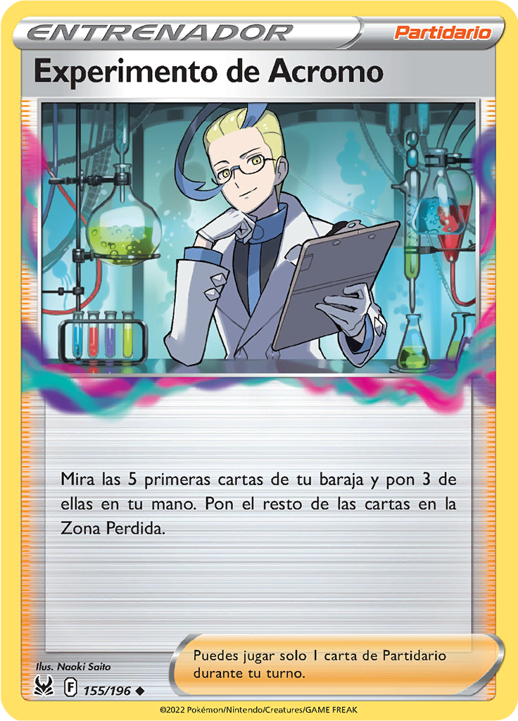Experimento de Acromo (Reverse Holo)