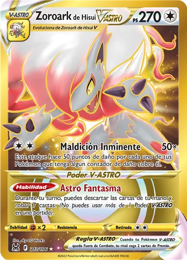 Zoroark de Hisui V-ASTRO