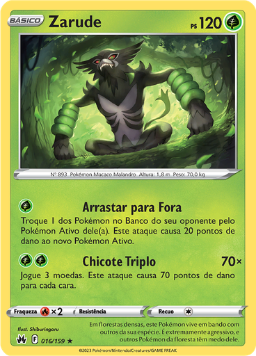 Zarude (Reverse Holo)