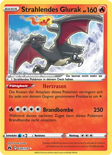 Strahlendes Glurak