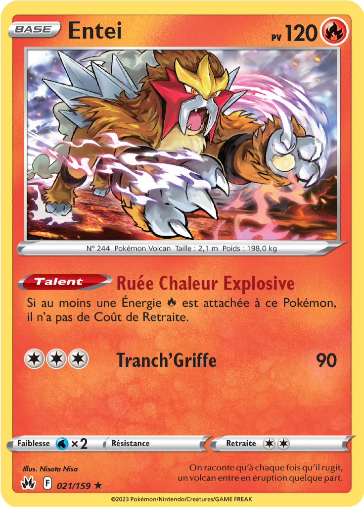 Entei (Reverse Holo)
