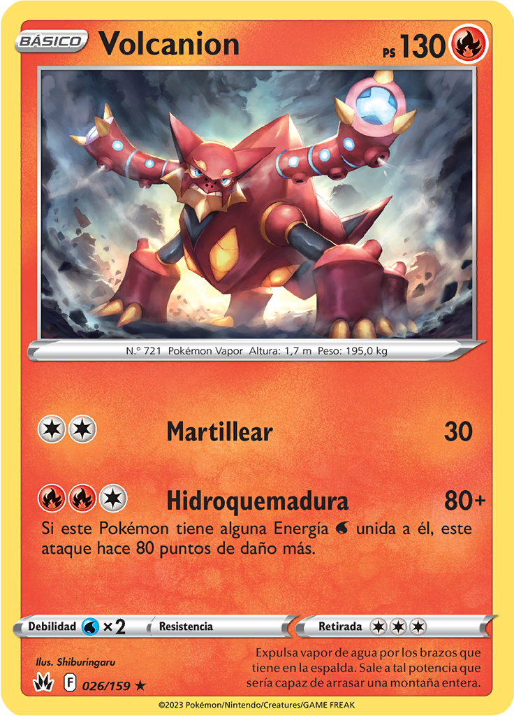 Volcanion (Reverse Holo)