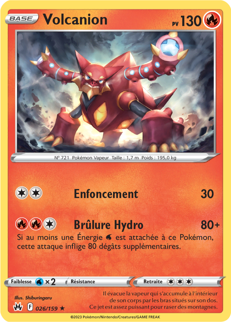 Volcanion (Reverse Holo)