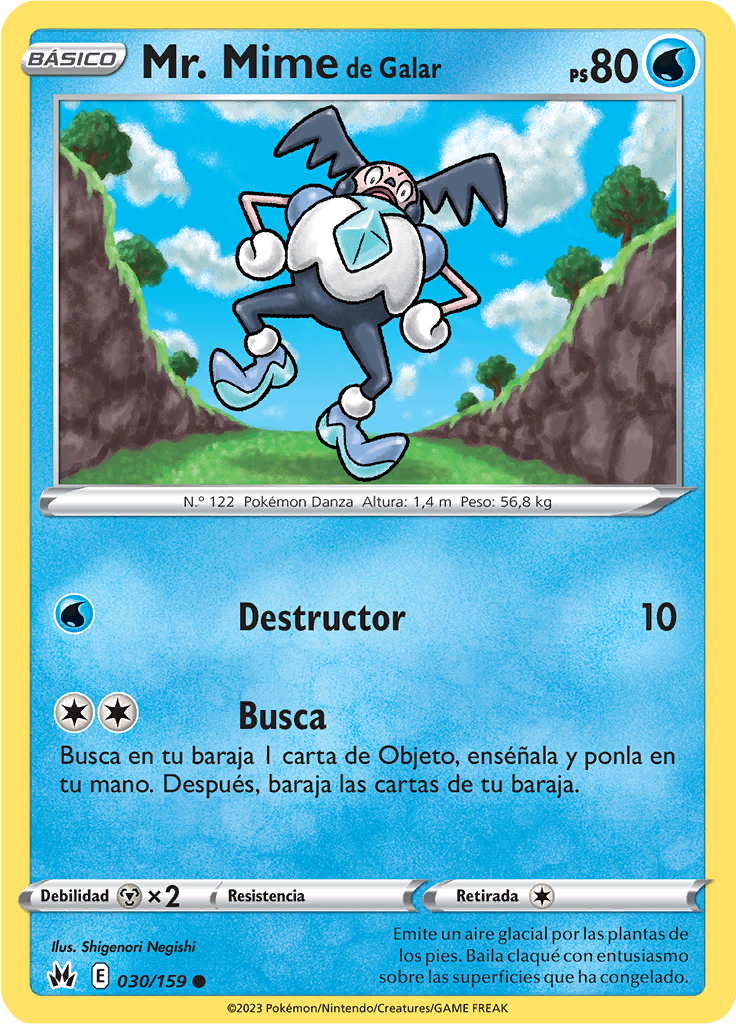 Mr. Mime de Galar (Reverse Holo)