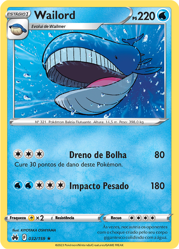 Wailord (Reverse Holo)