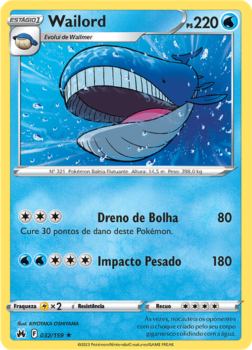 Wailord (Reverse Holo)