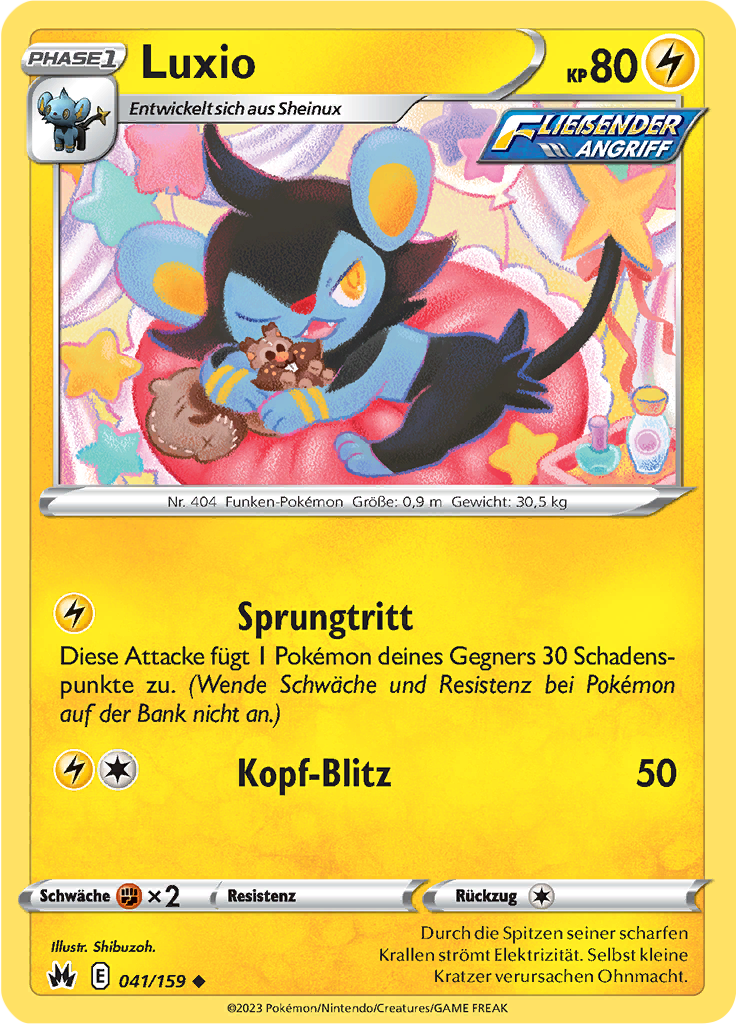 Luxio (Reverse Holo)