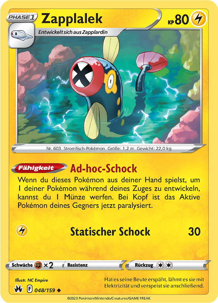 Zapplalek (Reverse Holo)