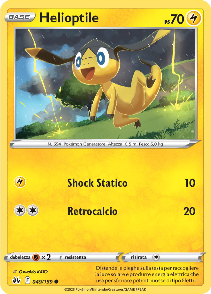 Helioptile (Reverse Holo)
