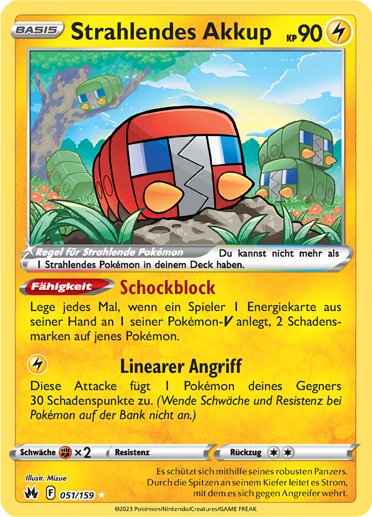 Strahlendes Akkup