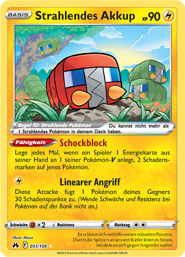 Strahlendes Akkup
