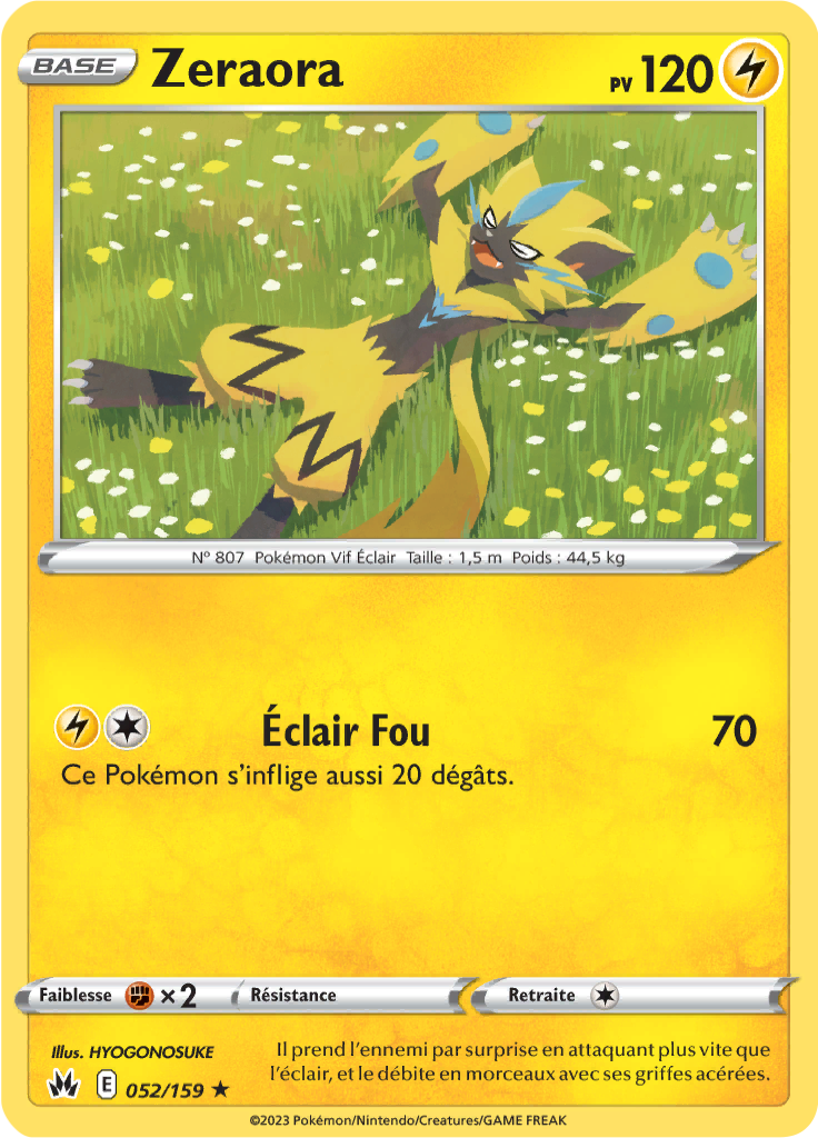 Zeraora (Reverse Holo)