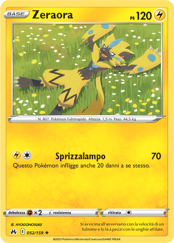 Zeraora (Reverse Holo)