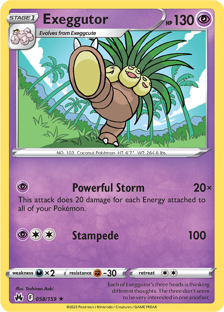 Exeggutor (Reverse Holo)