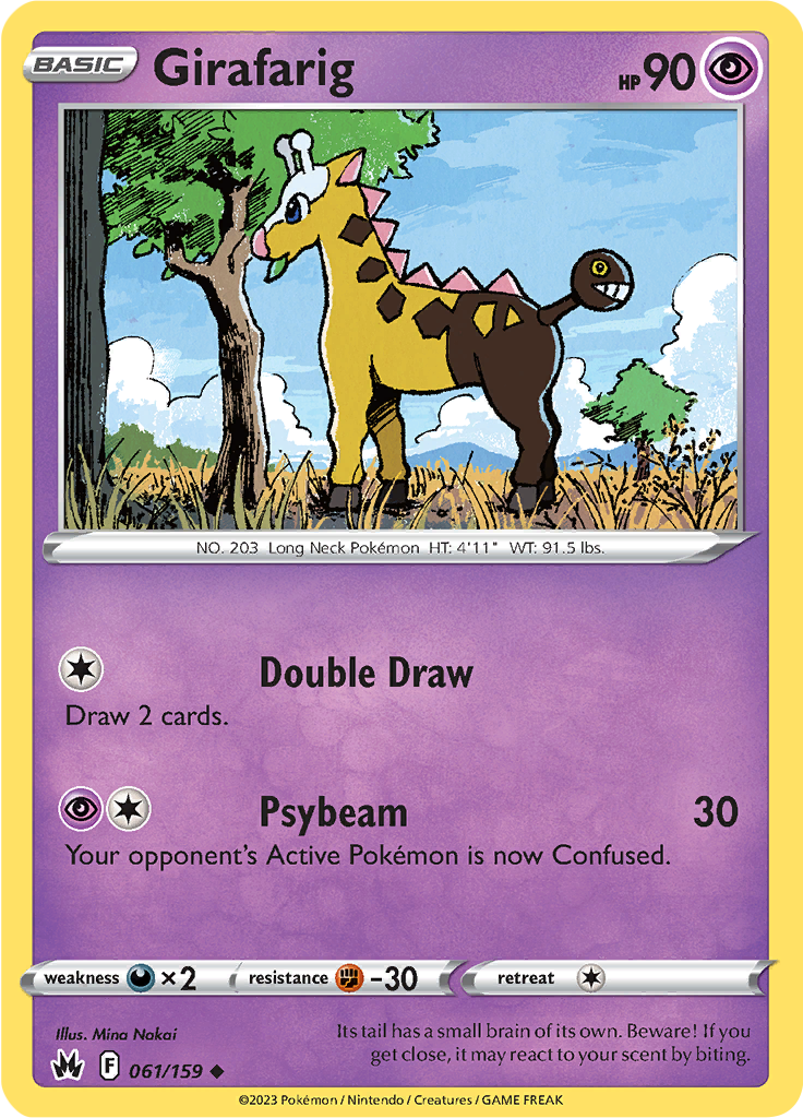 Girafarig (Reverse Holo)