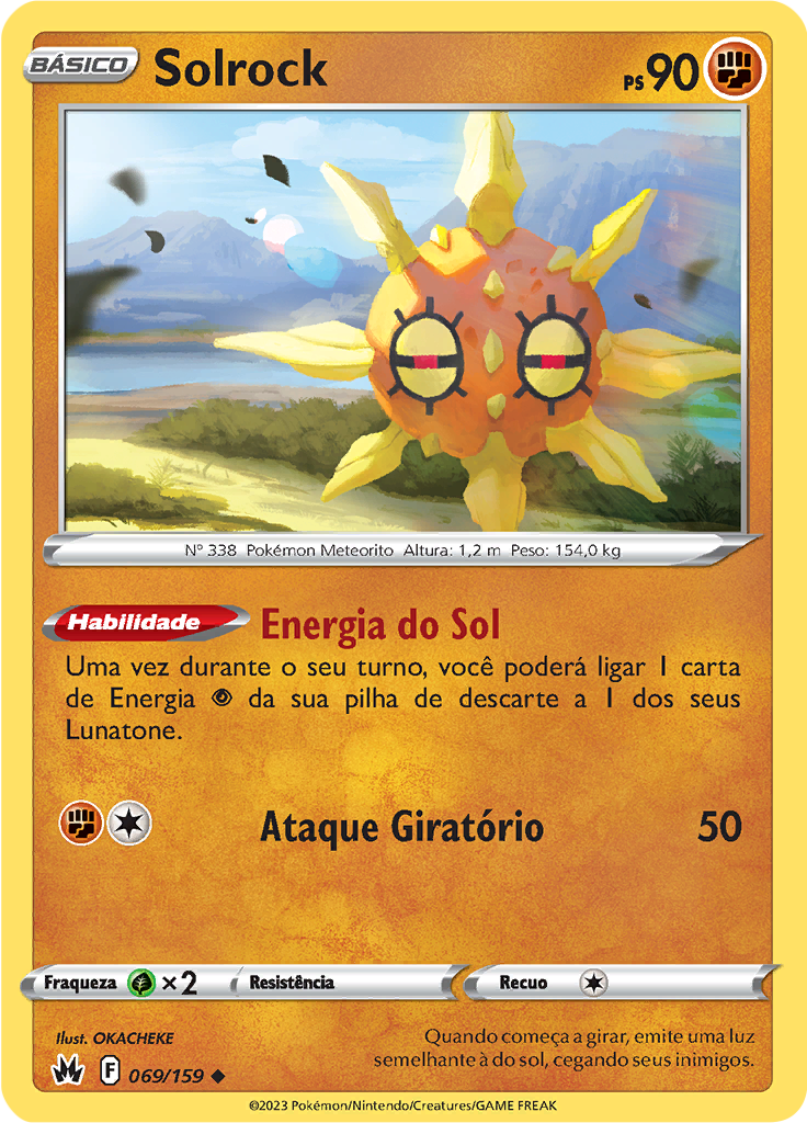 Solrock (Reverse Holo)