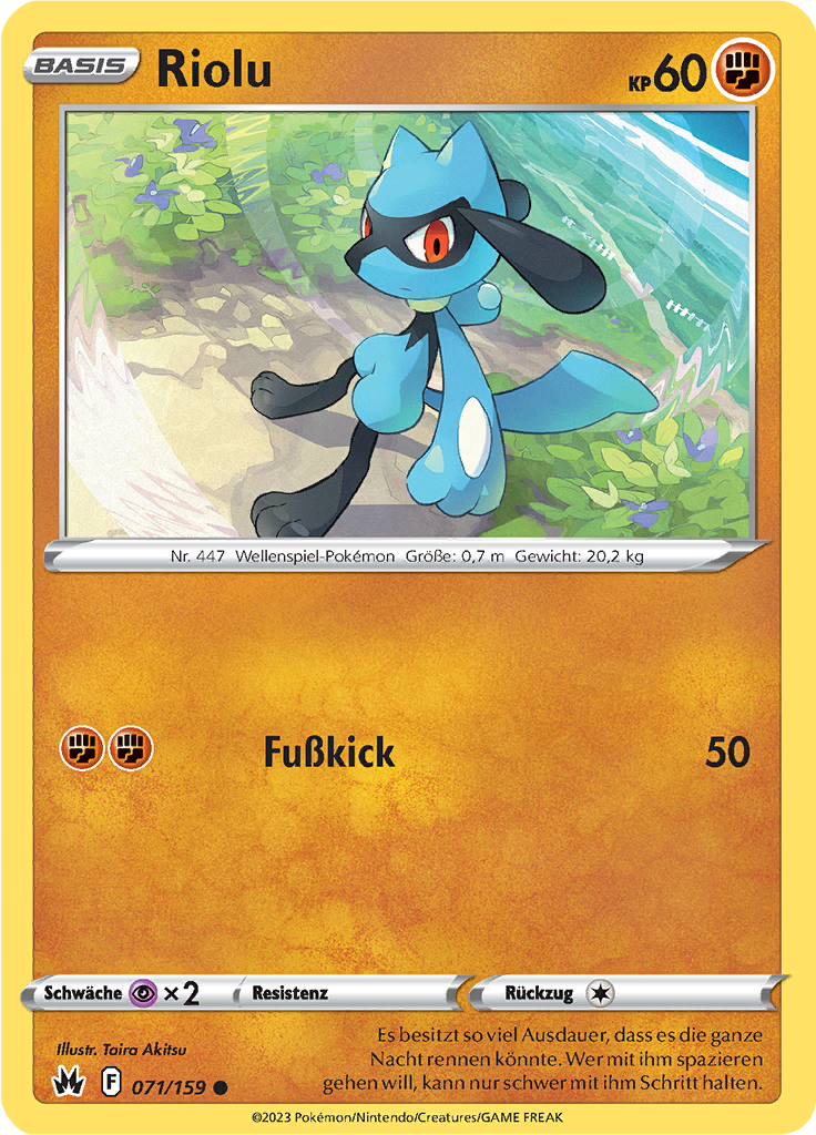 Riolu (Reverse Holo)