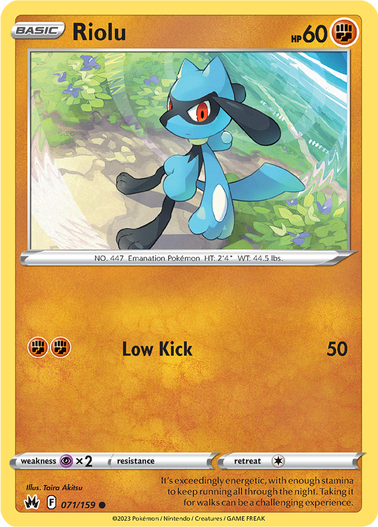 Riolu (Reverse Holo)