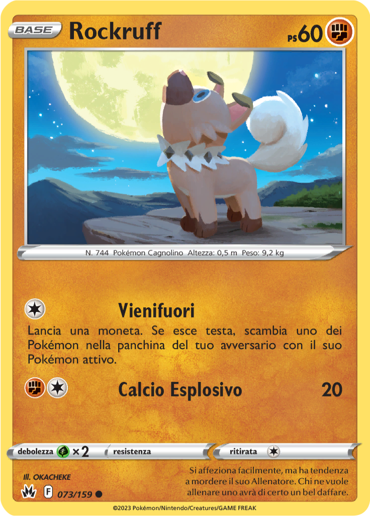 Rockruff (Reverse Holo)